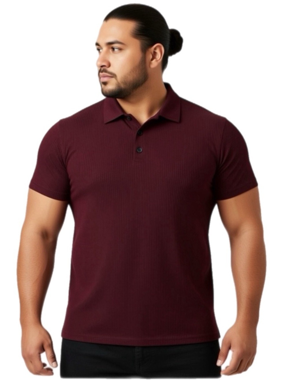 Men Ultra Comfortable Plus Polo with Stretch Fabric and Modern Silhouette in XXL